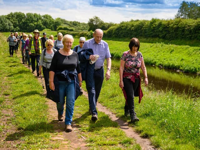 There will be group walks for people of all abilities