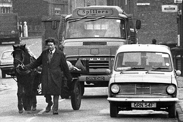 Belle Green Lane, Higher Ince, in January 1972.