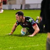 Wigan's Jake Wardle scored his second try of the season against Salford