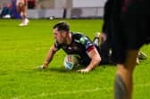 Wigan's Jake Wardle scored his second try of the season against Salford