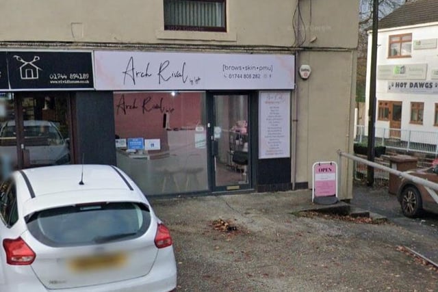 Arch Rivals Brows & Beauty on Main Street, Billinge, has a 5 star rating from 363 Google reviews
