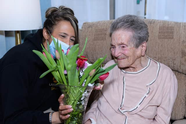 Marion Anderton is turning 100 on March 31 and they want to try and get people to send in 100 cards to make her day special.