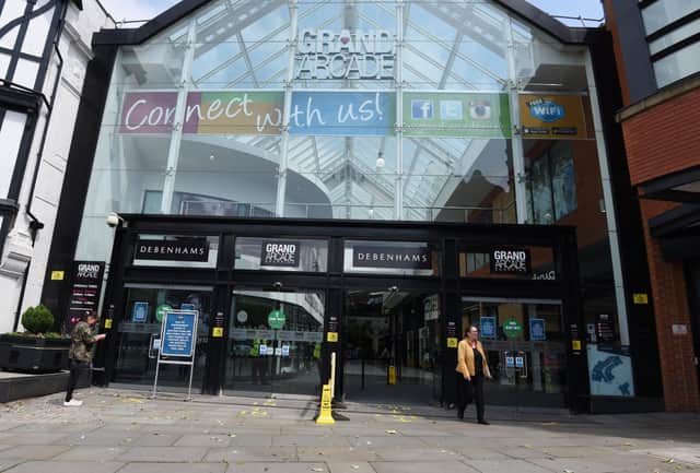 General view of the Grand Arcade shopping centre