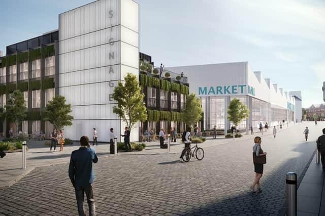 An artist's impression of part of the Fettlers site