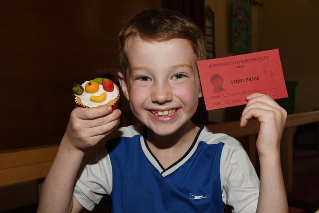 Seven-year-old Freddie Walsh impressed the judges with his cakes
