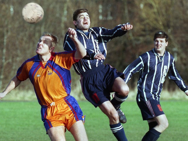Wigan Postal v Spencers Lane in the South Lancs League 1st Division match on Sunday 17th of January 1999. Spencers Lane won 2-0.