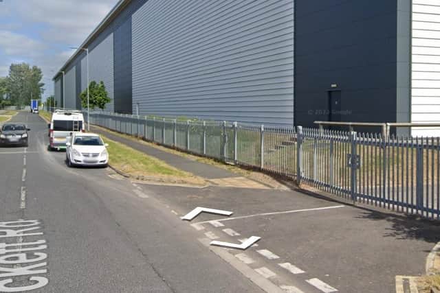 Pallat Track Northern Hub on Lockett Road was put out of action by the forklift fire