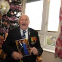 Jack Fletcher celebrates his 100th birthday at Shawcross care home