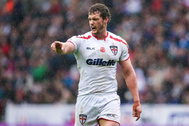 Sean O'Loughlin was among the scorers, as England produced a 20-14 victory over New Zealand.