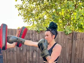 Caitlin Sadri is preparing to fight in white-collar event