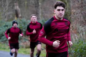 Nathan Lowe in pre-season training
