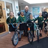 The Council’s team has also delivered five new locks to keep the new bikes safe