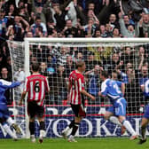 David Unsworth scores his famous penalty for Latics at Sheffield United in 2007