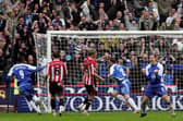 David Unsworth scores his famous penalty for Latics at Sheffield United in 2007