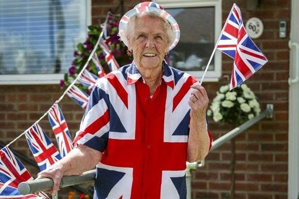 Jubilee Jean! Wigan borough resident and collector of all things Royal, Jean Topping, celebrates the Jubilee in style.