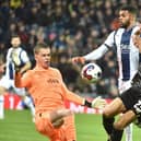 Ashley Fletcher was unable to inspire Latics to a goal at West Brom