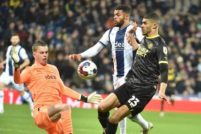 Ashley Fletcher was unable to inspire Latics to a goal at West Brom