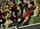 Wigan Warriors fans at the game against Wakefield
