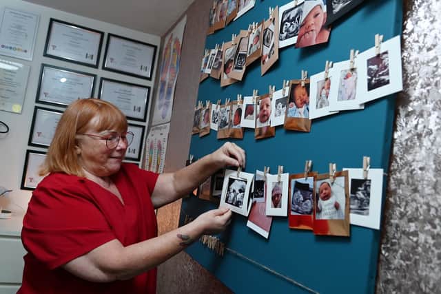 Paula Dean, of En Pointe Therapy Clinic, adds a new photo to her gallery celebrating her client's babies and pregnancies