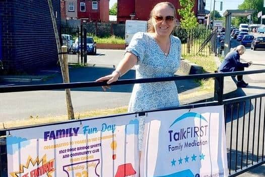 TalkFirst will celebrate ten years of service at their family fun day on July 23. Pictured is Martine Delaney.