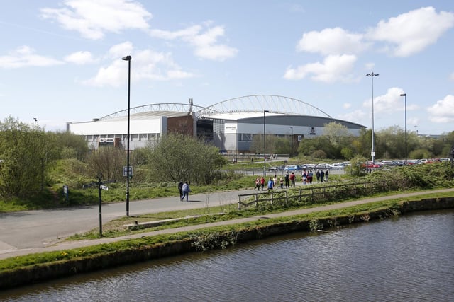 Fans start to arrive at the DW Stadium ahead of the game