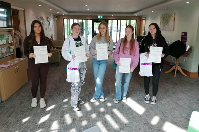 The Winstanley College students took part in the first Wigan & Leigh Hospice three-day summer school