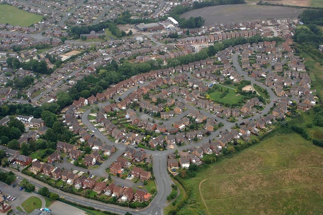 The Copeland Drive and Churchlands Lane estate, off Rectory Lane, Standish.