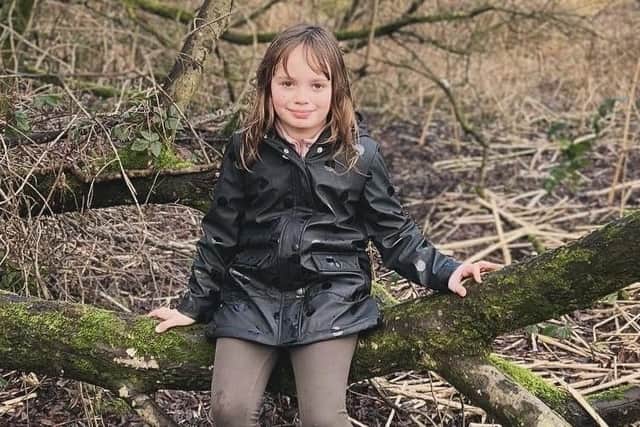 Six-year-old Gabrielle Smith aims to walk 100 miles in January to raise money for The Brick