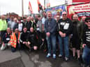 Workers from Pemberton Park and Leisure Homes LTD, Woodhouse Lane, Wigan, on the second day of strike action. The company has just released a statement.