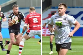 Mike Cooper and Harvie Hill returned to first-team action against Salford Red Devils