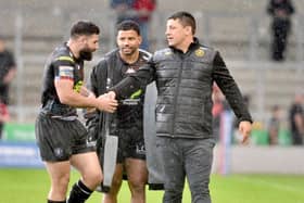 Wigan Warriors claimed a 26-6 victory at the Salford Community Stadium