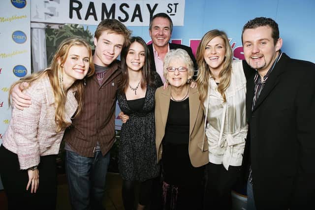 Cast members from the series  Neighbours, which has just ended after many years on TV (photo: Getty Images)