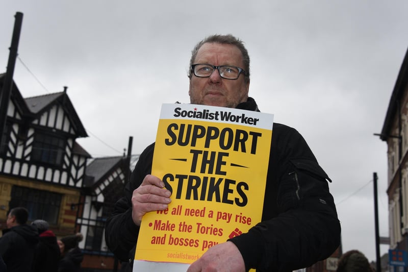 Dave Lowe, branch secretary of Wigan Trades Council