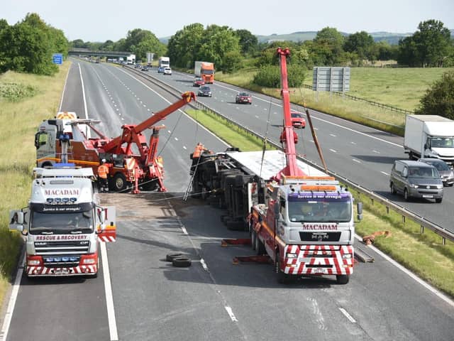 Police and Highways are still at the scene and the recovery is ongoing this afternoon