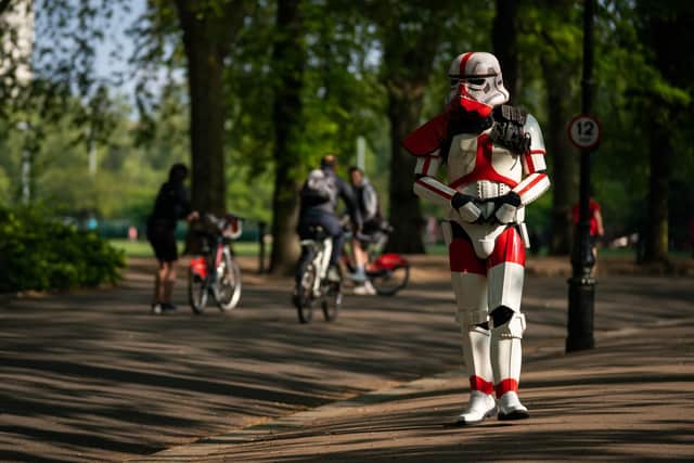 A forceful 390,100 people in England and Wales wrote in "Jedi" as their religion in the 2001 census, but this more than halved to 176,600 in the 2011 survey. The latest census didn't even give residents the chance to express Jedi as their religion