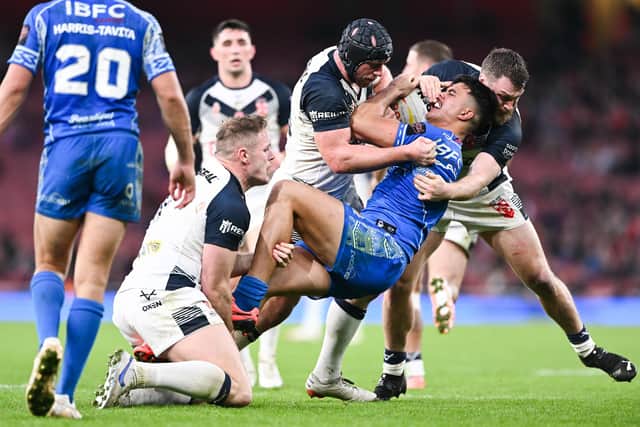 England and Samoa last met at an epic World Cup semi-final encounter last year at the Emirates Stadium