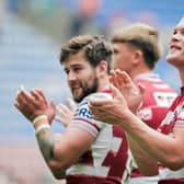 Wigan Warriors take on the Red Devils at the Salford Stadium