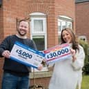 Winner Andrew Peck and his wife Gillian pocketed prizes totalling £35,000