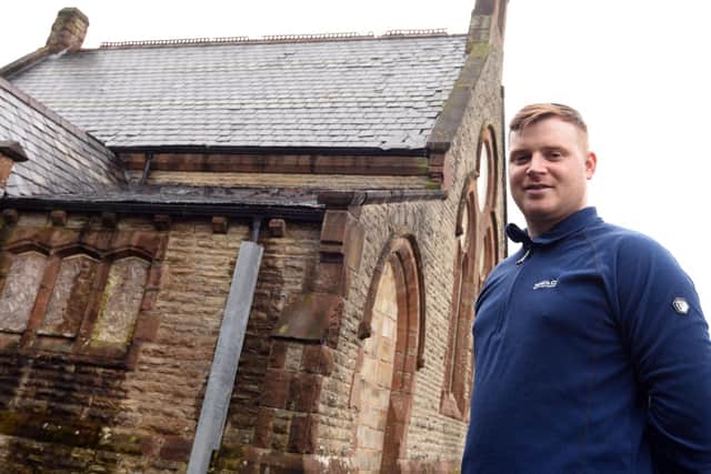 Adam and Andrea have been raising money for the restoration of the Hindley Cemetery chapel too