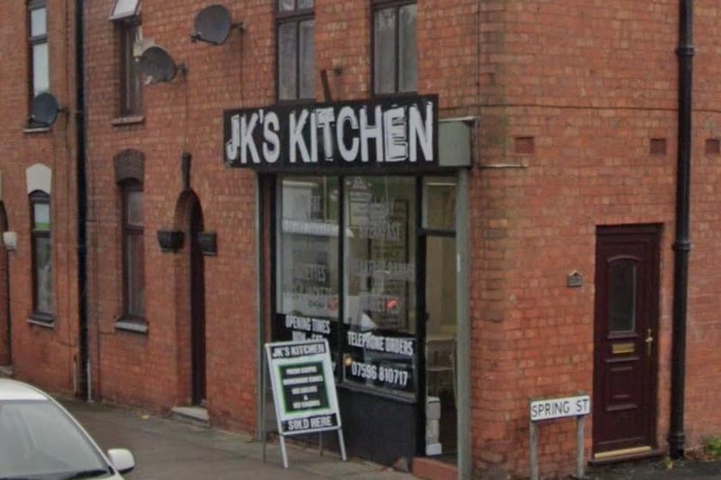 JK's Kitchen on Darlington Street East, Wigan, has a rating of 4.7 out of 5 from 42 Google reviews