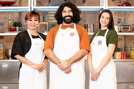 Masterchef finalists Pookie, Eddie and Radha
