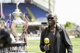 Martin Offiah will be the chief guest at Wembley this weekend