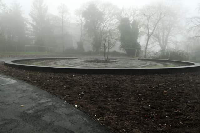 Amphitheatre for a Tree, which is under construction
