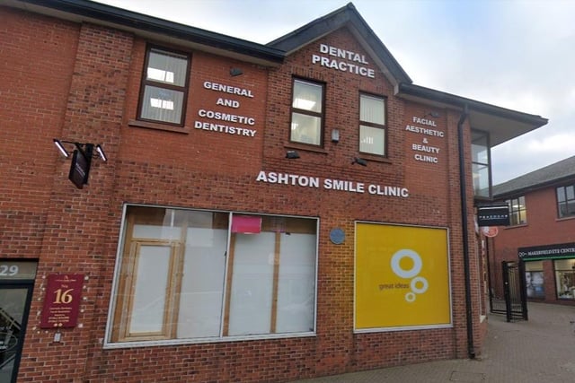 Ashton Smile Centre on Gerard Street, Ashton, has a 4.5 out of 5 rating from 44 Google reviews