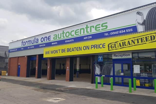 Formula One Autocentre's new branch on Wallgate