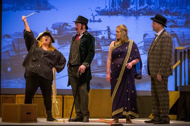 Wigan Little Theatre's production of Around the World in 80 Days. Picture by www.nickfairhurstphotographer.com