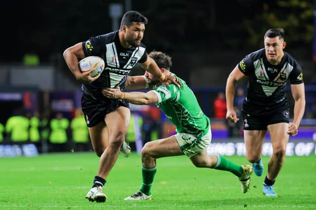 Toby King in action for Ireland against New Zealand (Credit: Alex Whitehead / www.photosport.nz)