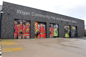 Wigan community fire and ambulance station