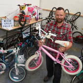 Mark Harrison is recycling bikes through Wigan Cycle Project