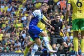 Stephen Humphrys in action against Norwich